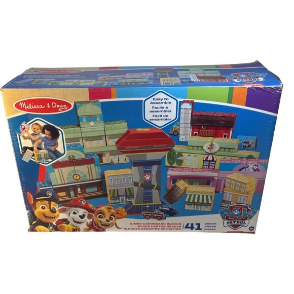 Melissa & Doug Paw Patrol Jumbo Cardboard Blocks 41 Pieces - Picture 1 of 7